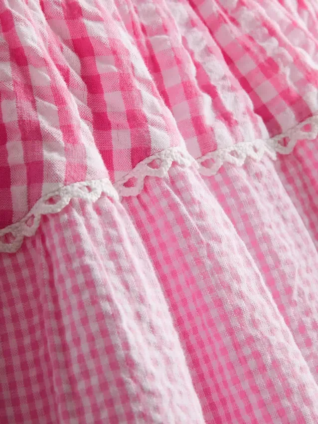 1,5-8 anos | vestido xadrez