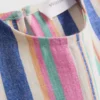 1,5-9 anos | blusa com peplum às riscas