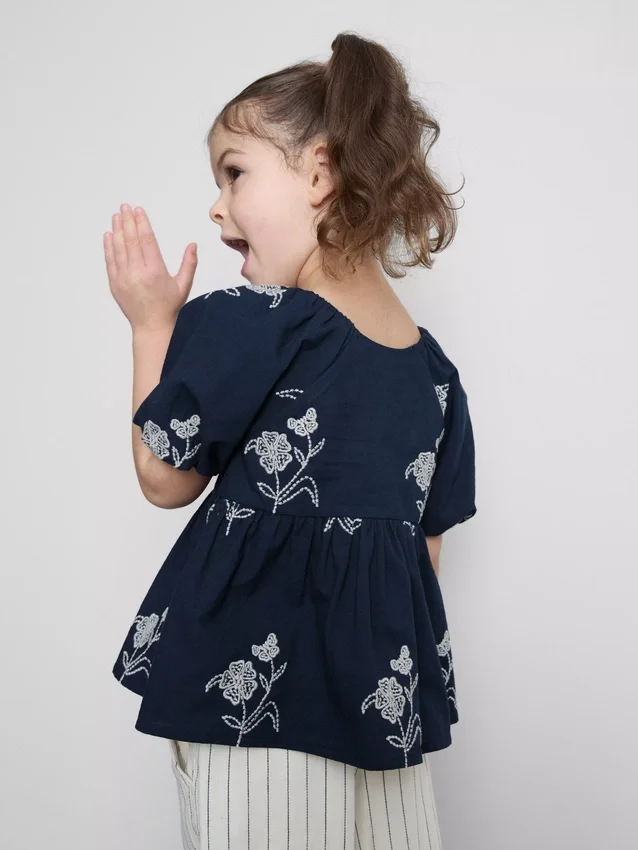 1,5-9 anos | blusa floral