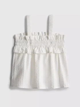 1,5-9 anos | blusa franzida em seersucker