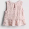 1,5-9 anos | blusa sem mangas com peplum
