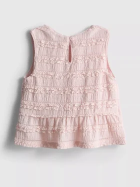 1,5-9 anos | blusa sem mangas com peplum