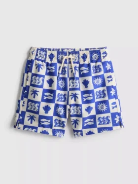 1,5-9 anos | calções de banho com estampado de azulejos