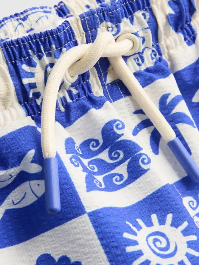 1,5-9 anos | calções de banho com estampado de azulejos