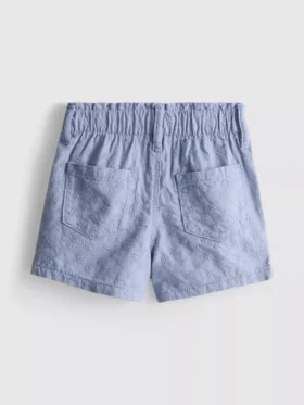 1,5-9 anos | calções de ganga estilo «paperbag»