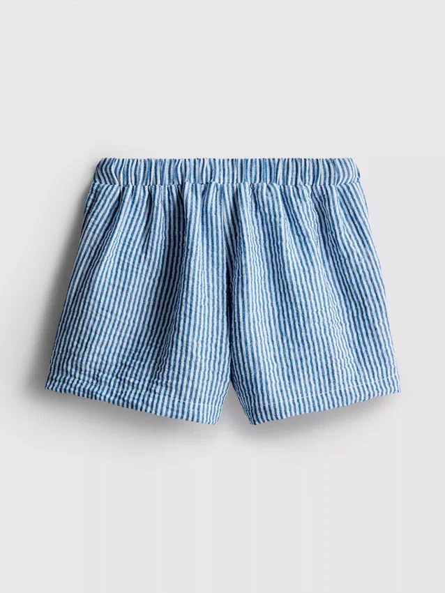 1,5-9 anos | calções de seersucker
