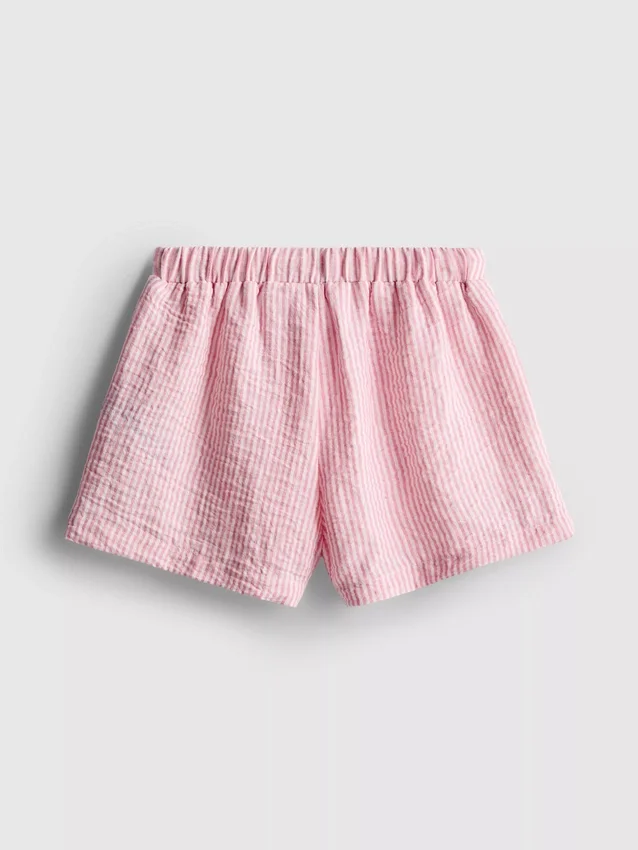 1,5-9 anos | calções de seersucker