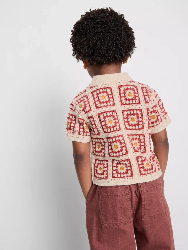 1,5-9 anos | camisola em croché