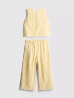 1,5-9 anos | Conjunto de blusa sem mangas e calças