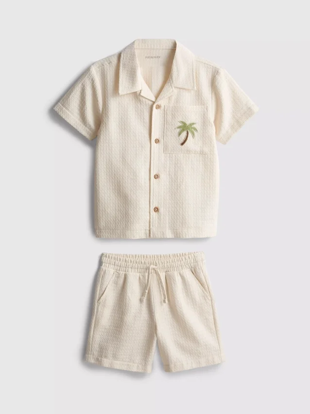 1,5-9 anos | Conjunto de camisas e calções bordados