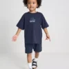 1,5-9 anos | Conjunto de camisas e calções com estampado tropical flocado