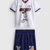 1,5-9 anos | Conjunto de camisas e calções de futebol da Minnie Mouse da Disney
