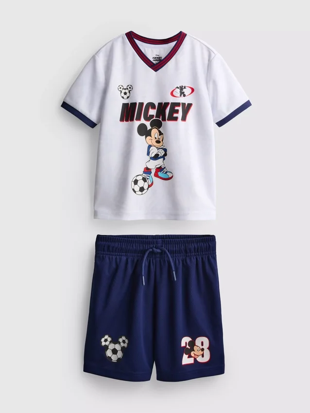 1,5-9 anos | Conjunto de camisas e calções de futebol da Minnie Mouse da Disney
