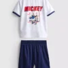 1,5-9 anos | Conjunto de camisas e calções de futebol da Minnie Mouse da Disney