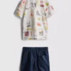 1,5-9 anos | Conjunto de camisas e calções estampados
