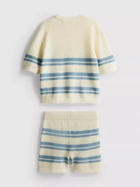 1,5-9 anos | Conjunto de camisola de malha e calções
