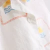 1,5-9 anos | Conjunto de camisola sem mangas e calções bordados
