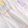 1,5-9 anos | Conjunto de camisola sem mangas e calções bordados
