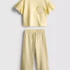1,5-9 anos | Conjunto de t-shirt com folhos e calças