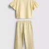 1,5-9 anos | Conjunto de t-shirt com folhos e calças