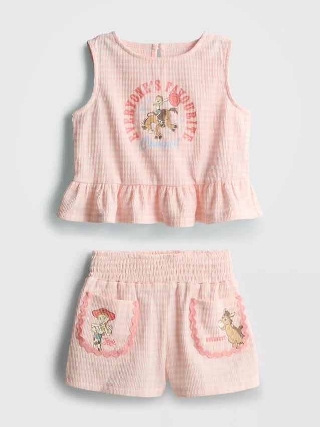 1,5-9 anos | Conjunto de top com peplum e calções «Toy Story» da Disney·Pixar