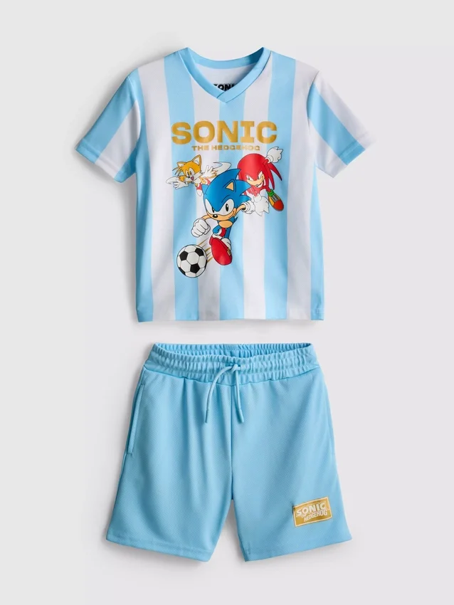 1,5-9 anos | Conjunto desportivo do Sonic the Hedgehog