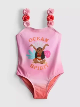 1,5-9 anos | Fato de banho com folhos da Moana da Disney