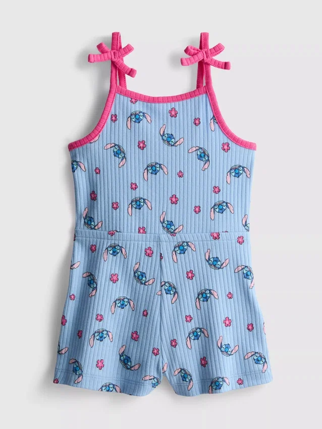 1,5-9 anos | Macacão canelado do Stitch da Disney