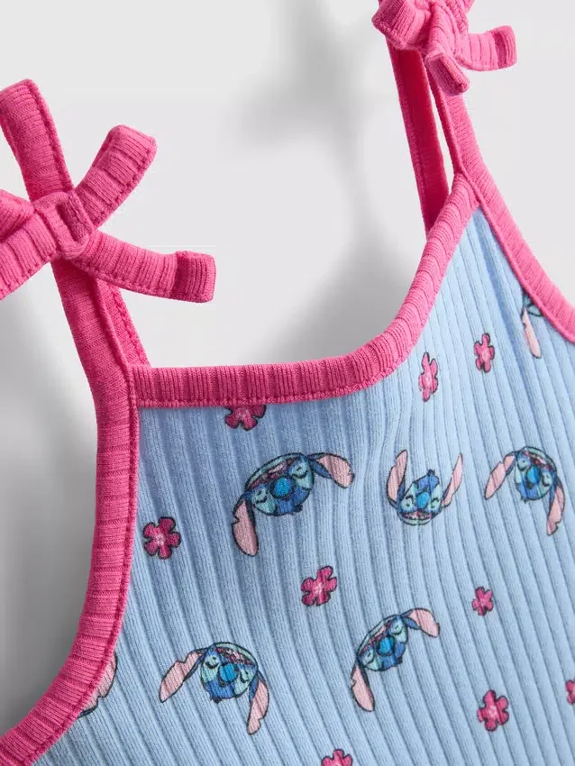 1,5-9 anos | Macacão canelado do Stitch da Disney