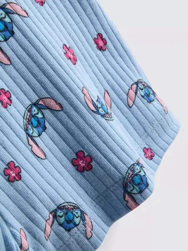 1,5-9 anos | Macacão canelado do Stitch da Disney