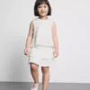 1,5-9 anos | saia-calça em camadas com acabamento em renda