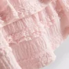 1,5-9 anos | saia-calça em camadas com acabamento em renda