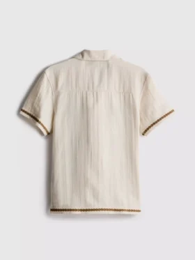1,5-9 anos | T-shirt com bordado de palmeira