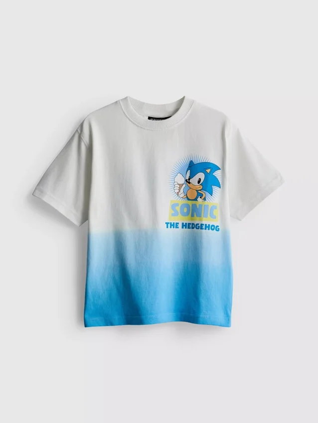 1,5-9 anos | T-shirt do Sonic the Hedgehog