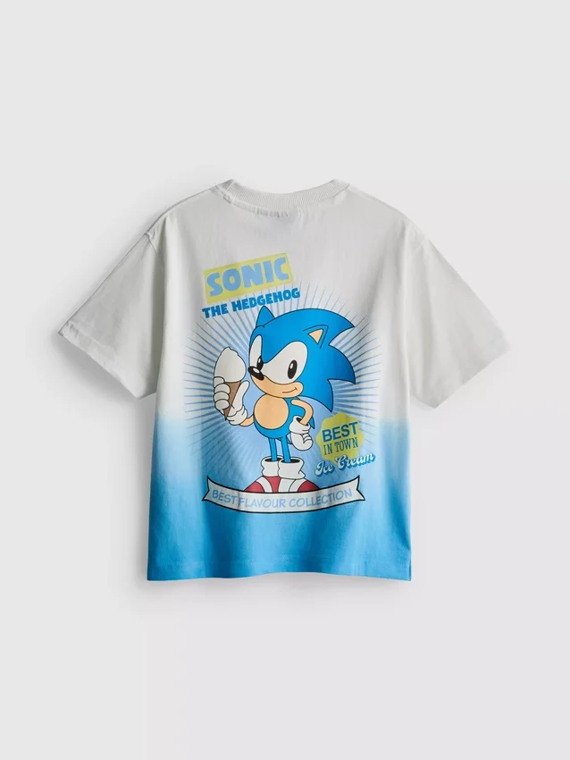 1,5-9 anos | T-shirt do Sonic the Hedgehog