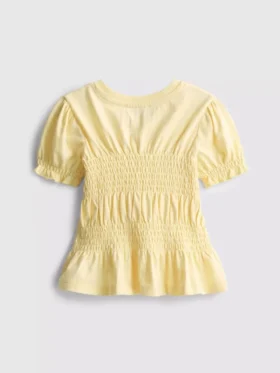 1,5-9 anos | Top com peplum franzido