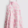 1,5-9 anos | vestido com alças e camadas