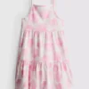 1,5-9 anos | vestido com alças e camadas