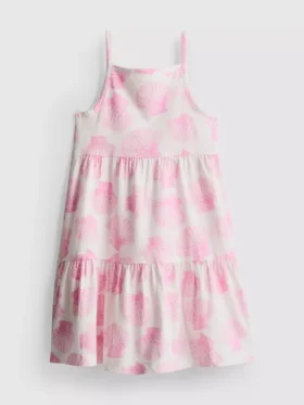 1,5-9 anos | vestido com alças e camadas