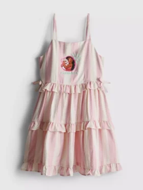 1,5-9 anos | Vestido com alças em camadas da Moana da Disney