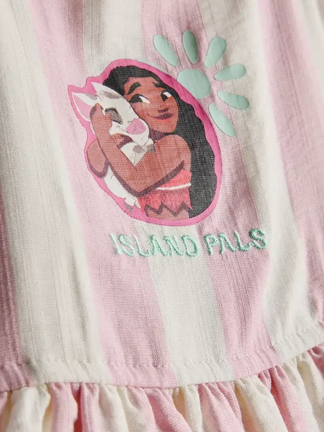 1,5-9 anos | Vestido com alças em camadas da Moana da Disney