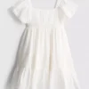 1,5-9 anos | vestido com ilhós em camadas
