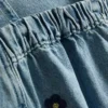 1,5-9 anos | vestido de ganga bordado