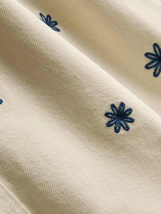1,5-9 anos | vestido de ganga bordado