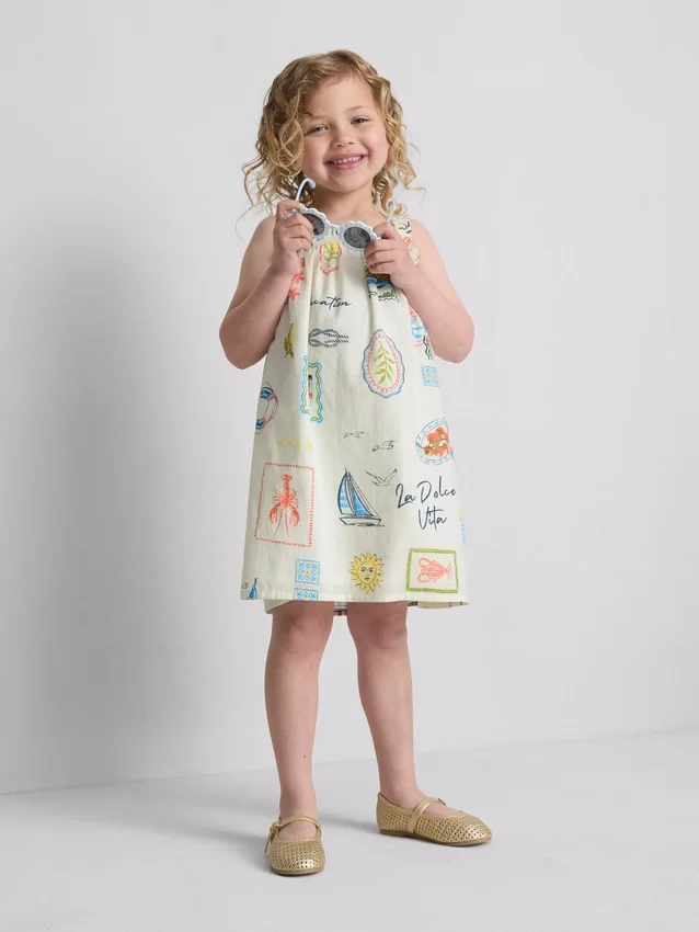 1,5-9 anos | vestido estampado