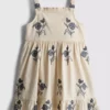1,5-9 anos | vestido floral franzido em camadas