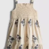 1,5-9 anos | vestido floral franzido em camadas