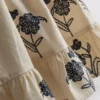 1,5-9 anos | vestido floral franzido em camadas