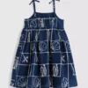 1,5-9 anos | vestido smock bordado com alças finas