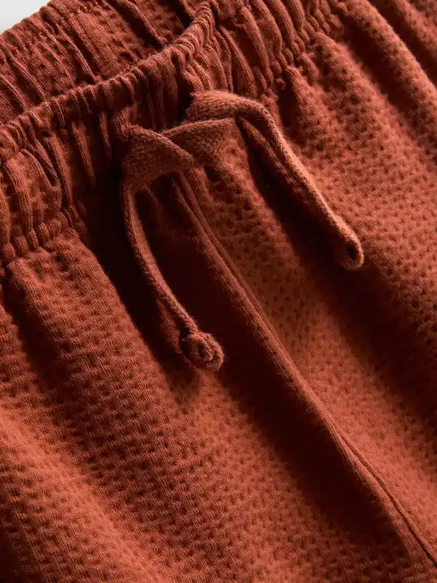 1-9 anos | Conjunto de camisa polo texturada e calções